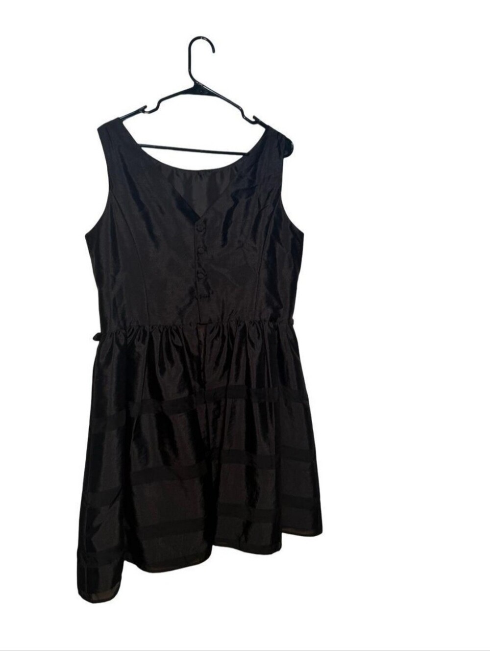 Taylor Black Sleeveless Mini Dress